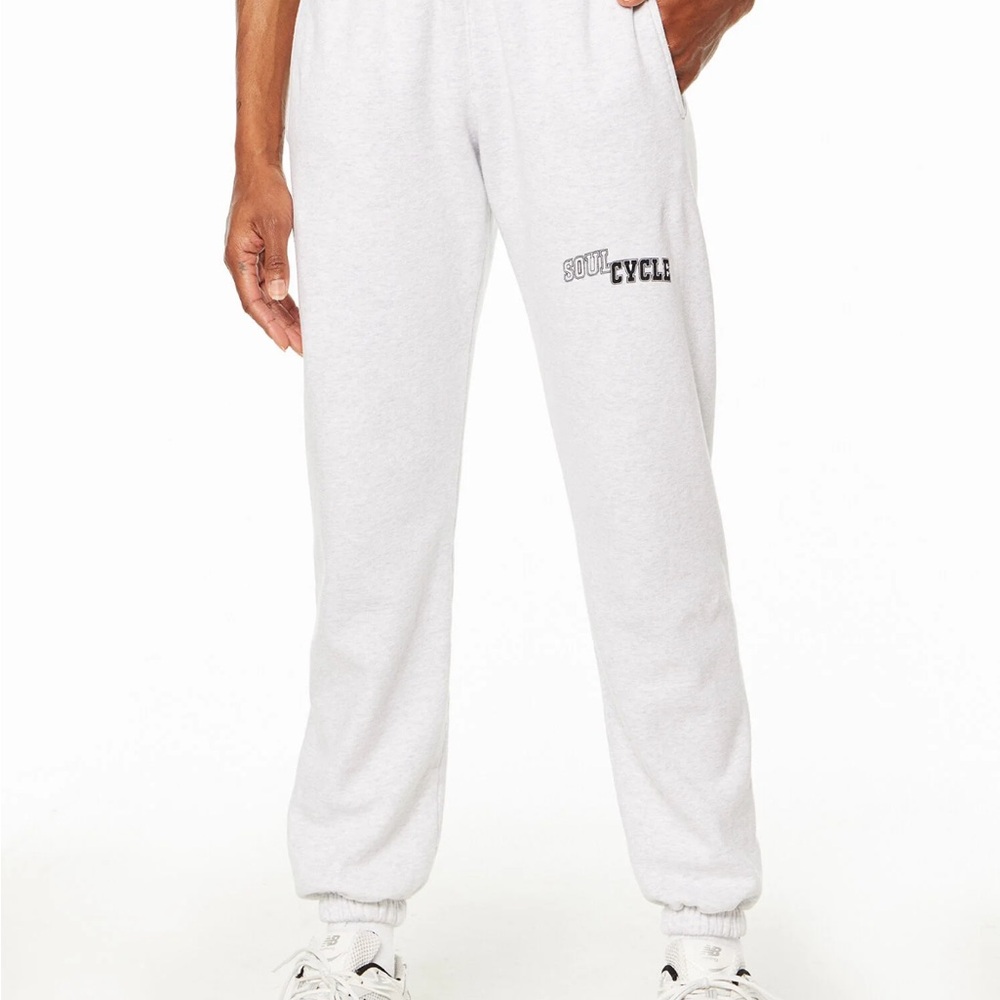 NWT SoulCycle White Sweatpants